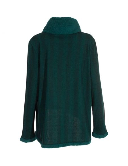 Chaqueta malla 63% poliéster 32% viscosa 5% elastano 