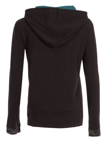 Chaqueta malla 97% algodón 3% elastano estampado gabon