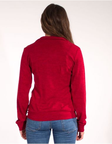 Chaqueta malla 95% poliester 5% elastano bordada 