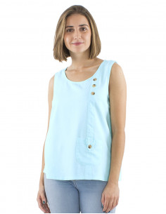 Top 54% lino 46% viscosa... 2