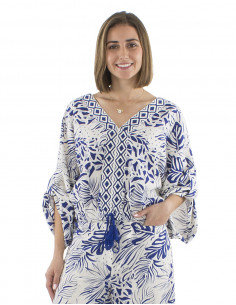 Top 70% viscosa 30% lino...