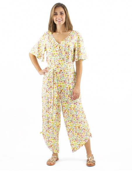 Peto viscosa mangas cortas estampado Pretty