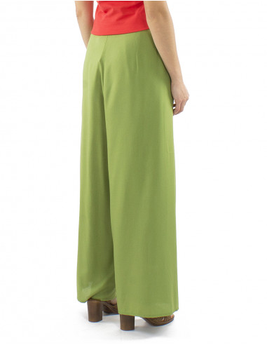 Pantalon viscosa liso pareo 98cm