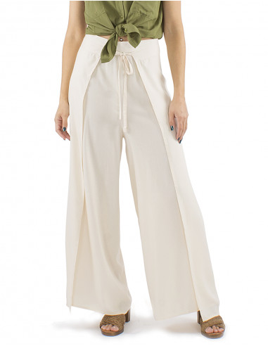 Pantalon viscosa liso pareo 98cm