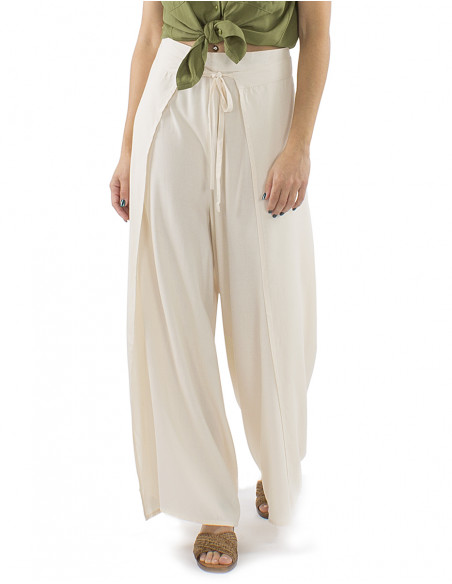 Pantalon viscosa liso pareo 98cm