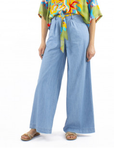 Pantalon algodon denim...