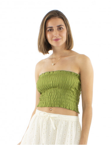 Top viscosa banda liso elastico