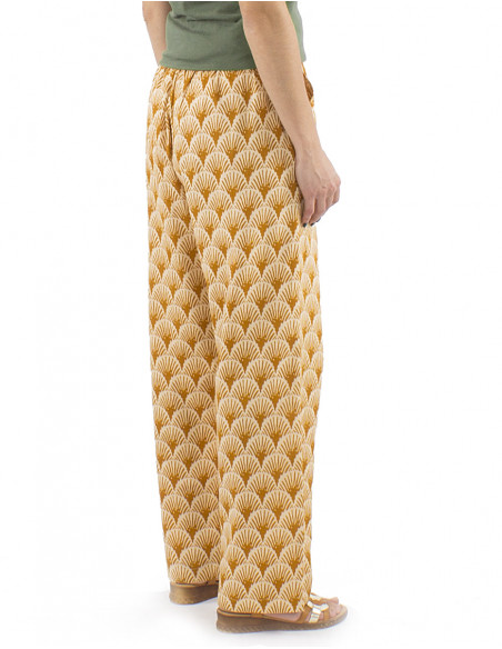 Pantalon algodon block eventail recto