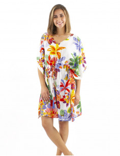 Vestido kaftan algodon...