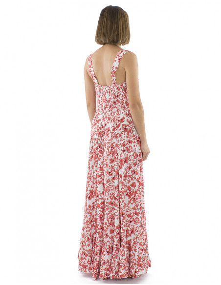 Vestido viscosa princesa estampado Bali24