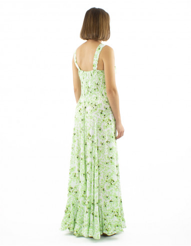 Vestido viscosa princesa estampado Bali24