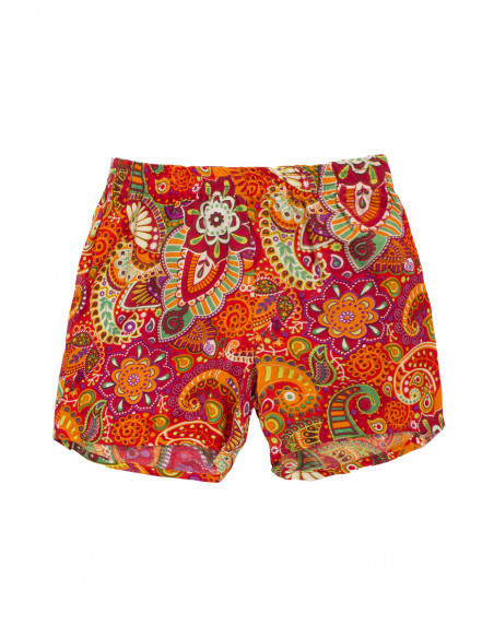 Pantalón corto de niña de viscosa - Pack de 15 unidades