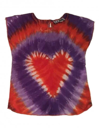 Top Tie and Dye de viscosa para niña - Pack de...