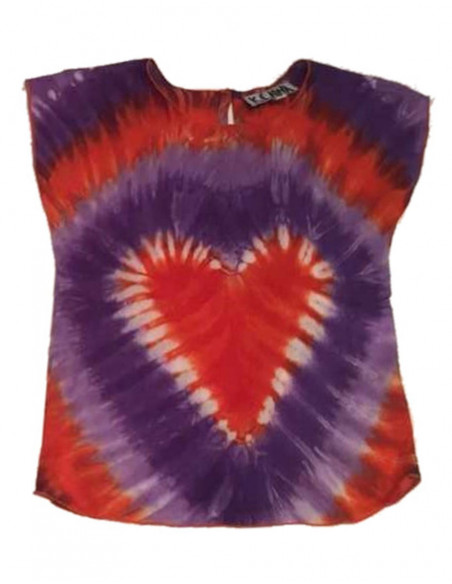 Top Tie and Dye de viscosa para niña - Pack de 15 unidades
