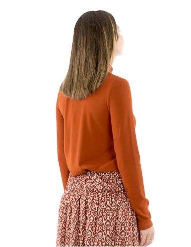 Jersey ligero malla65%viscosa 30%poliéster 5%elastano 8 botones