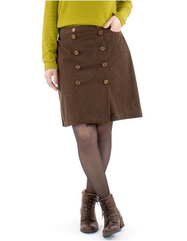 Falda terciopelo poliéster