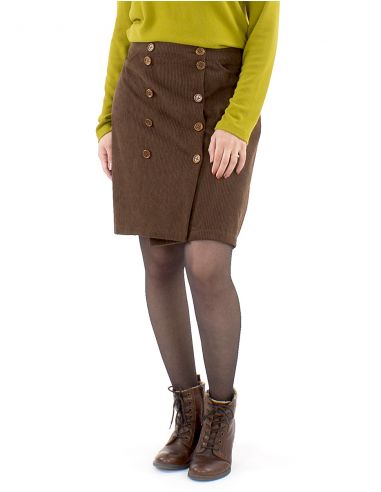 Falda terciopelo poliéster