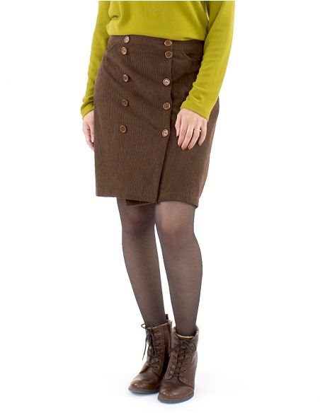 Falda terciopelo poliéster