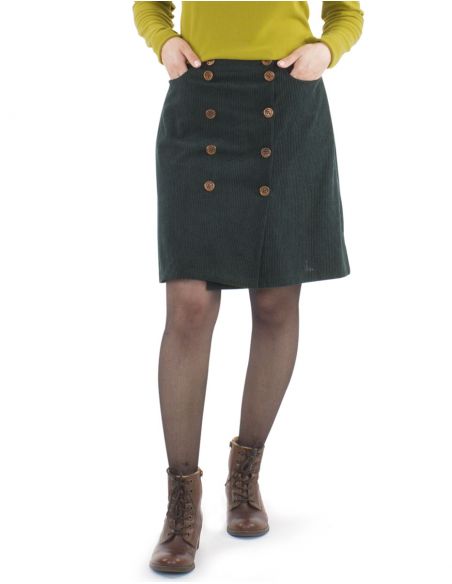 Falda terciopelo poliéster