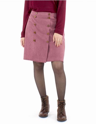 Falda terciopelo poliéster