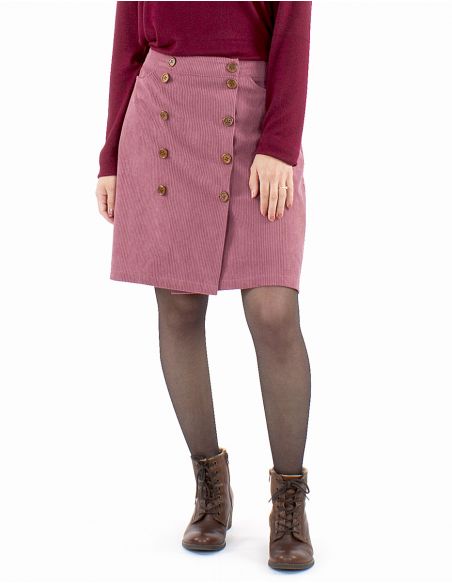 Falda terciopelo poliéster