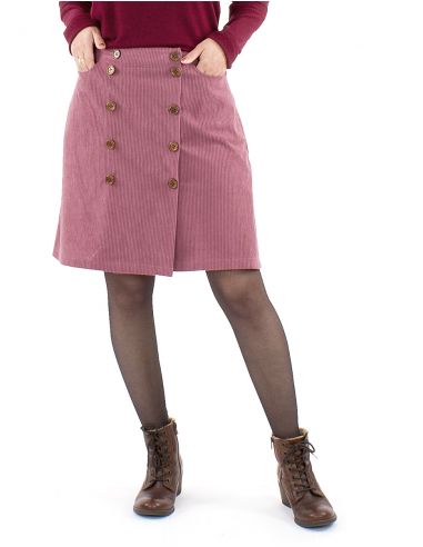 Falda terciopelo poliéster