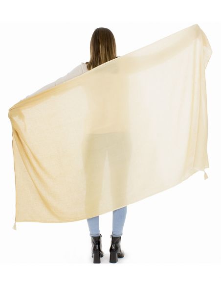 Chal algodón grueso pompones twilltie en dye