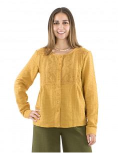 Blusa algodón lisa gasa...