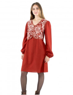 Vestido 91% viscosa 9% lino... 2