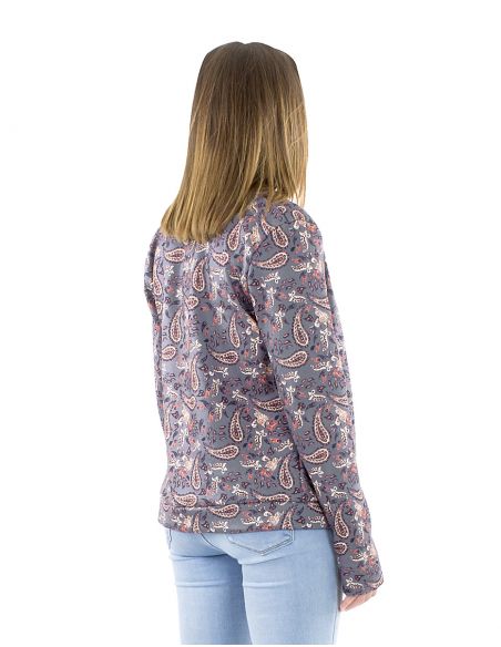 Chaqueta malla 95% poliéster 5% elastano estampado forrado