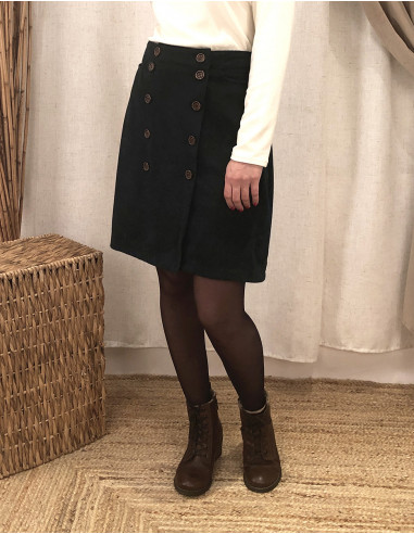 Falda terciopelo poliéster