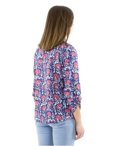 Blusa algodon estampado indio