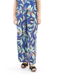 Pantalon viscosa ancho cintura elastica estampado jade 2