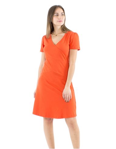 Vestido malla 95% algodon 5% elastanomangas cortas