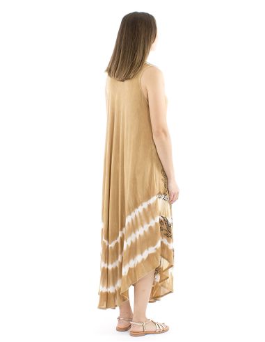 Vestido viscosa crepe paraguas 120cm