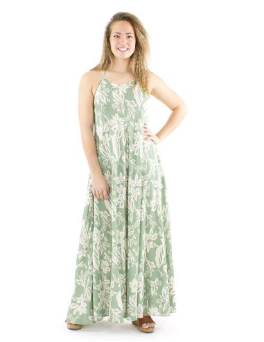 Vestido viscosa espalda desnuda estampado althea