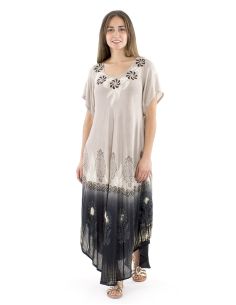 Vestido viscosa crepe mangas cortas sw 120cm 2