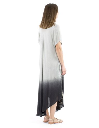 Vestido viscosa crepe mangas cortas sw 120cm