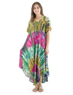 Vestido viscosa crepe mangas cortas sw 120cm 2