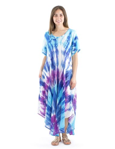 Vestido viscosa crepe mangas cortas sw 120cm