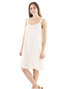 Vestido viscosa liso tirantes anchos