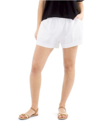 Pantalon corto algodon liso sw corto
