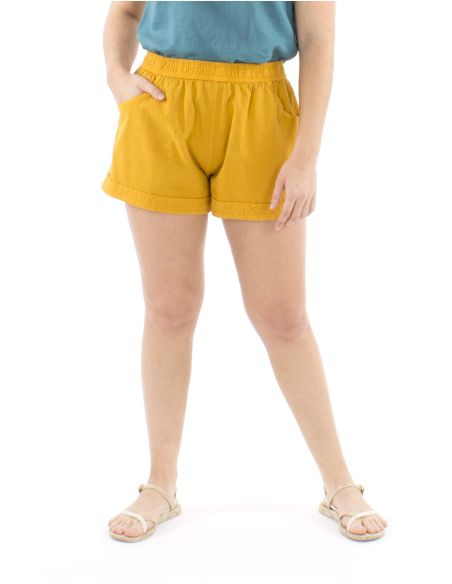 Pantalon corto algodon liso sw corto
