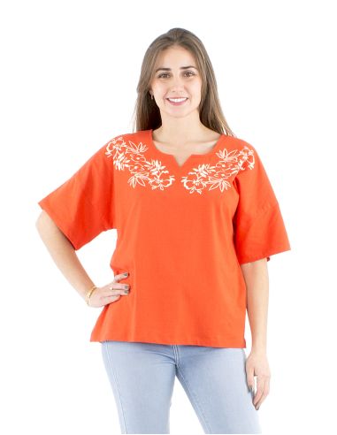 Camiseta 95% algodon 5% elastano estampado plaza