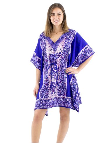 Tunica kaftan poliester90cm elefante print