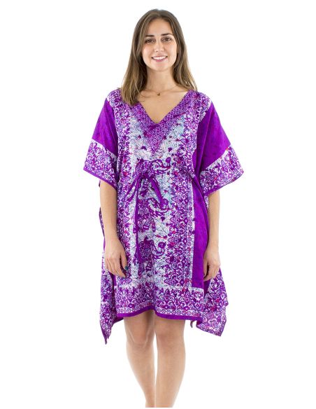 Tunica kaftan poliester90cm elefante print