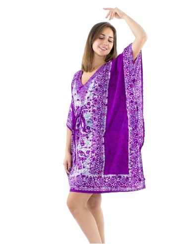 Tunica kaftan poliester90cm elefante print