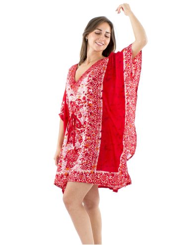 Tunica kaftan poliester90cm elefante print