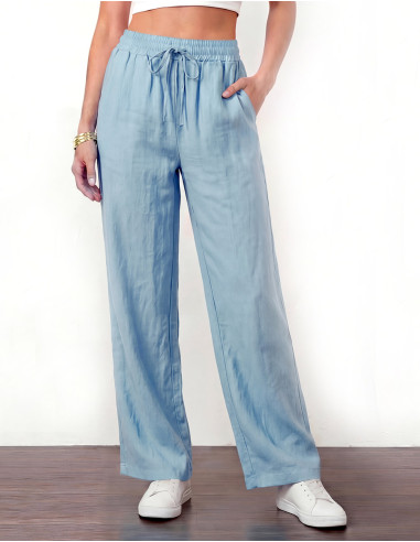 Pantalón de algodón liso SW de entretiempo,...