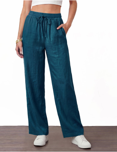 Pantalón de algodón liso SW de entretiempo,...